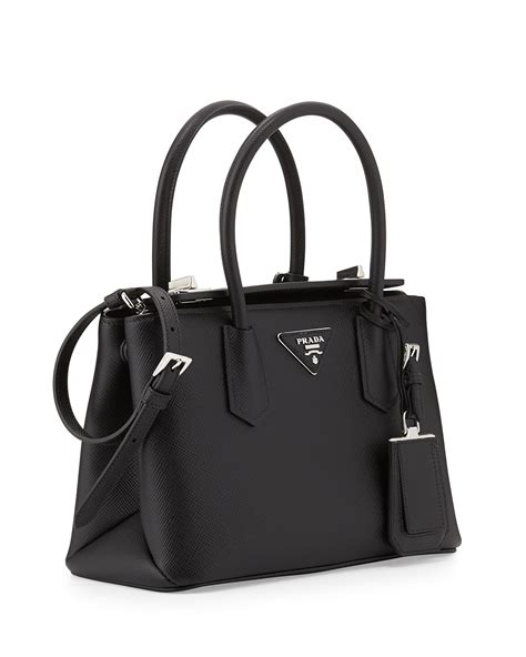 prada saffiano cuir ebay|Prada Saffiano Cuir 2 Way Handbag Black 1BG775 .